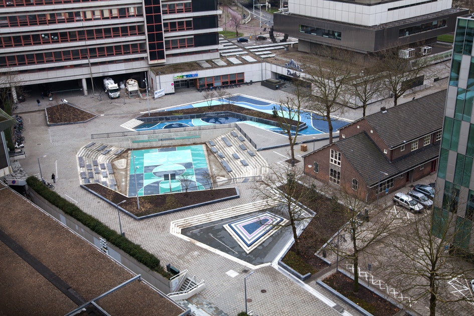 Grüne Architektur – Wasserreservoirs in Benthemplein, Rotterdam